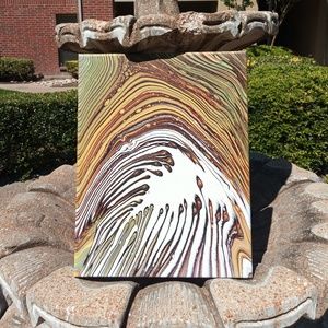 Acrylic abstract artwork